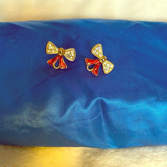 Jewelry - Christmas Bow Earrings